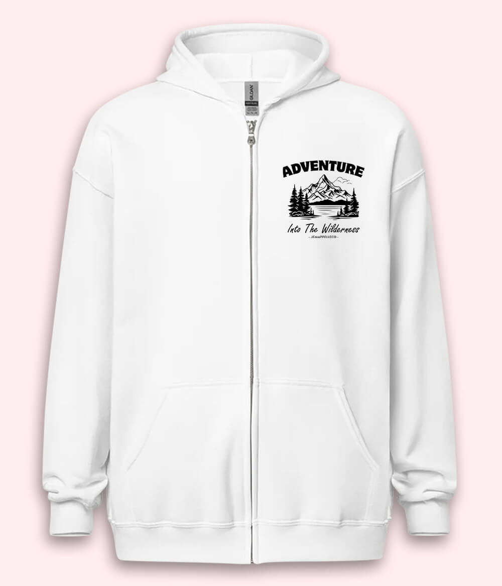 Adventure Wilderness Zipper Hoodie (Unisex)
