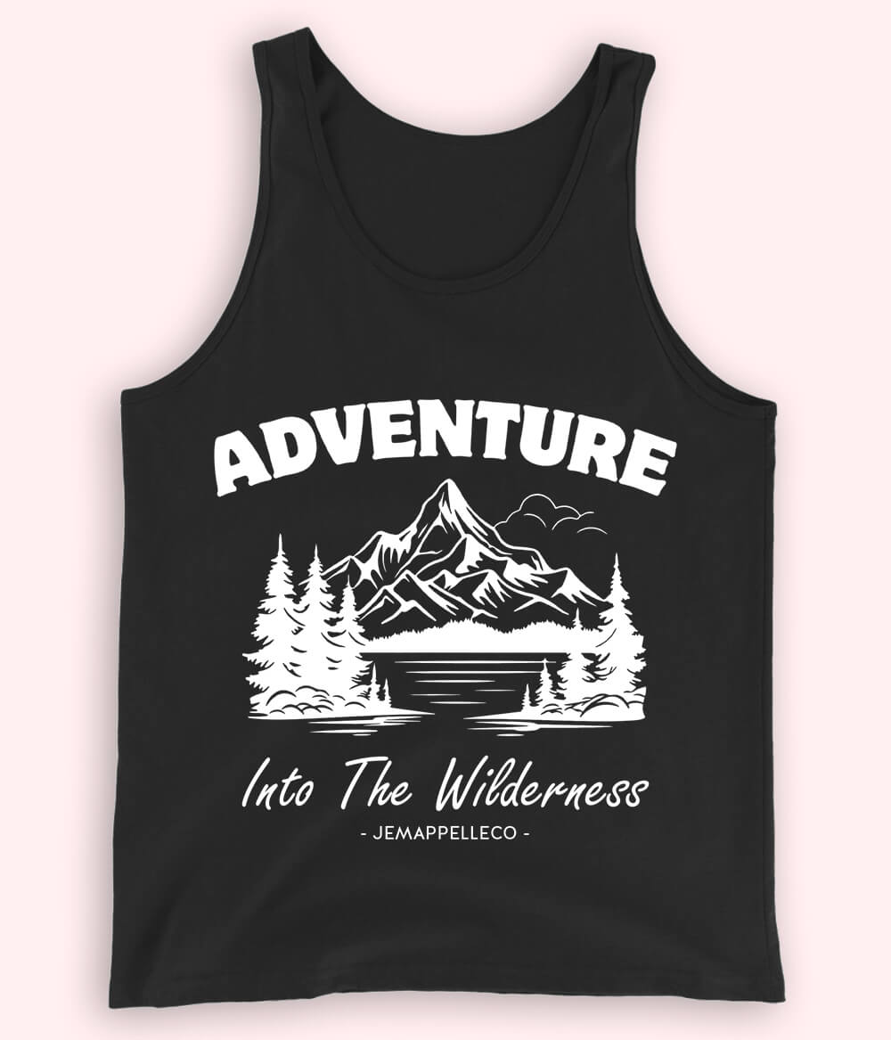Black Adventure in the Wilderness Tanktop (Unisex)