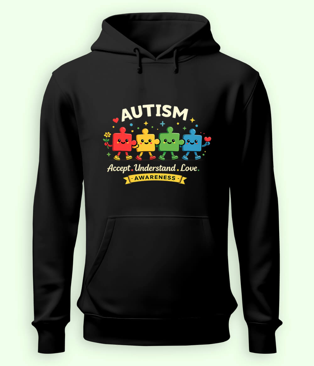 Autism Accept Understand Love Hoodie (Unisex)