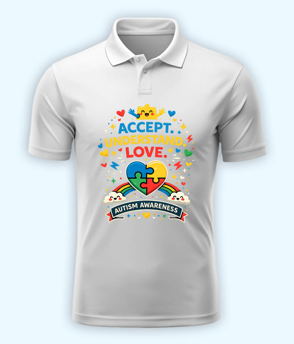 Autism Awareness Polo T-Shirt