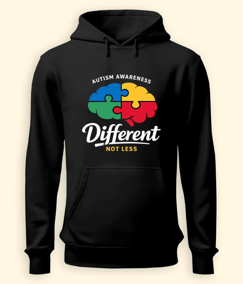 Autism Different Not Less Hoodie (Unisex)