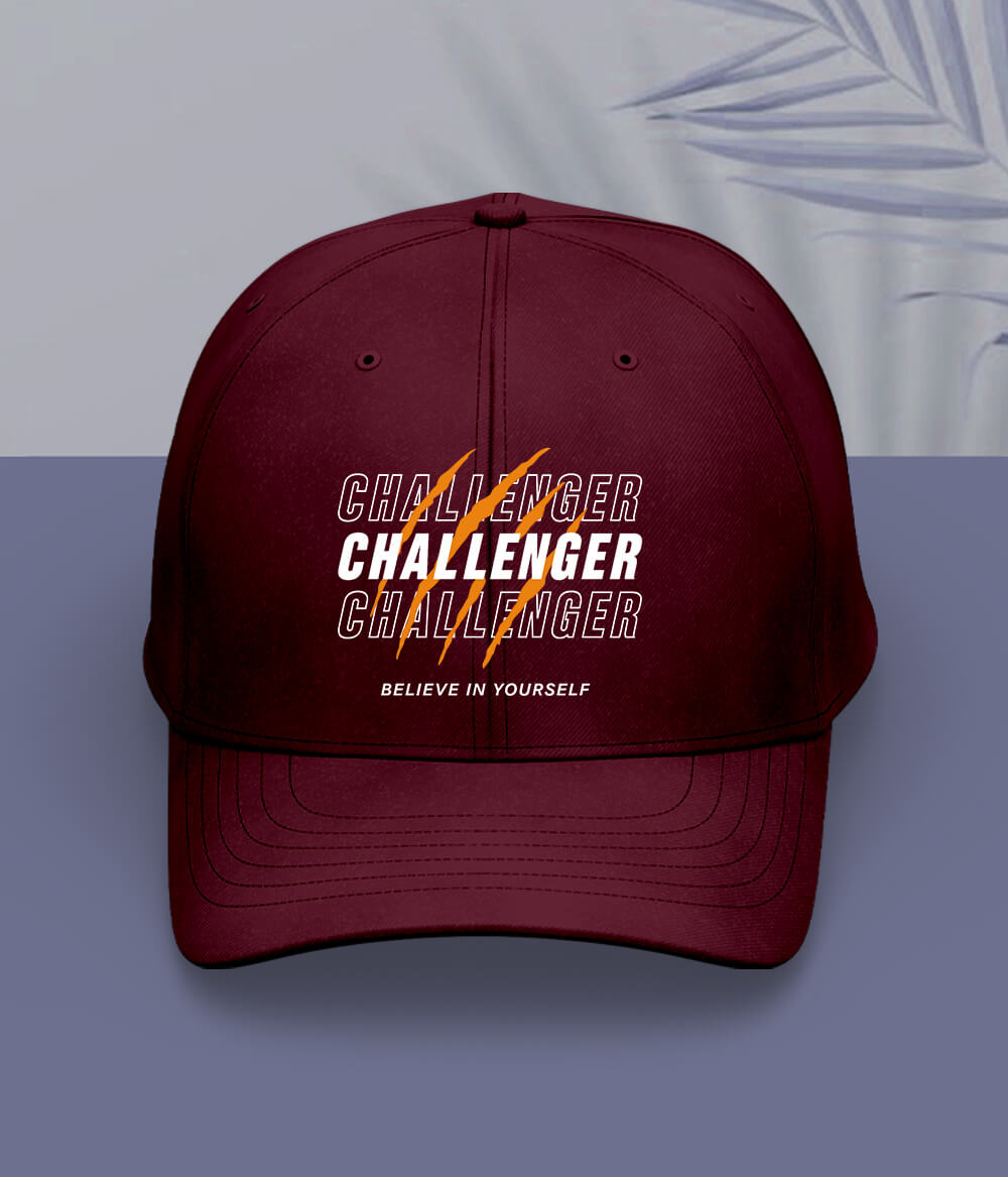 Maroon Believe in Yourself Cap
