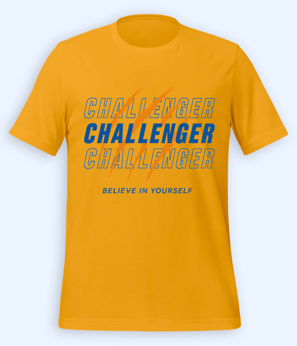 Mustard Believe in Yourself T-Shirt (Unisex)