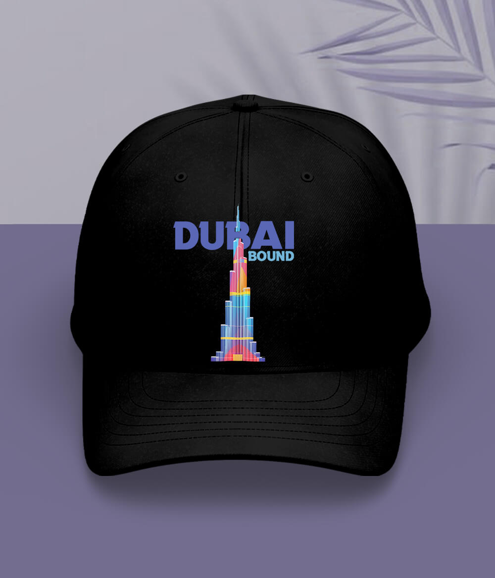 Black Burj Khalifa Dubai Cap