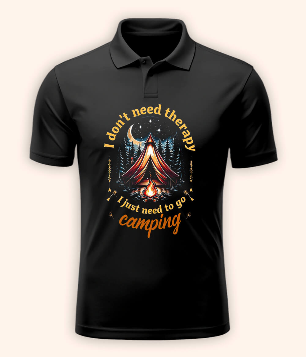 Camping Life Polo T-Shirt