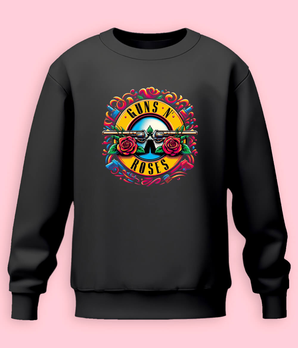 Guns N' Roses Unisex Classic Logo Sweatshirt
