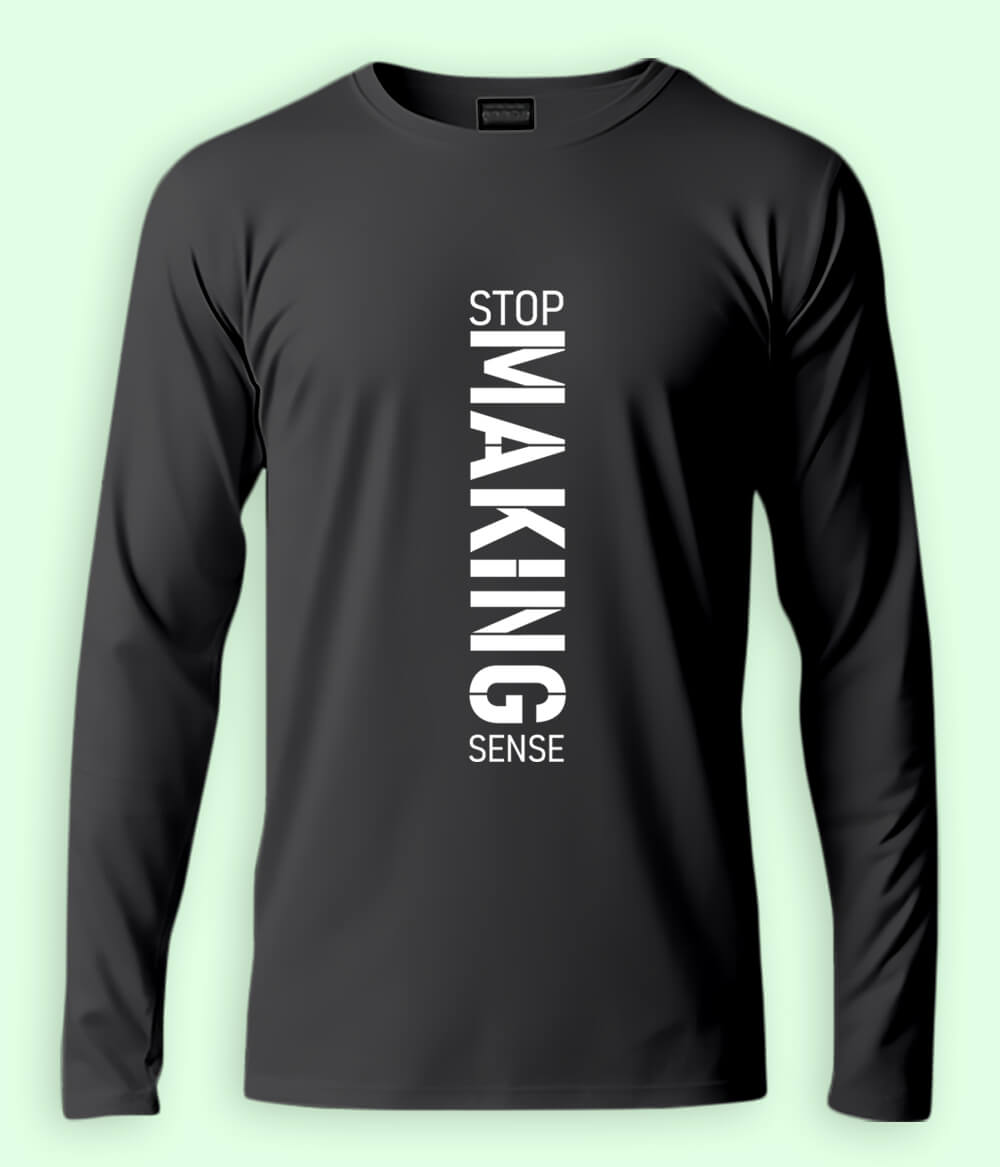 Stop Making Sense Lamp Long Sleeve T-Shirt