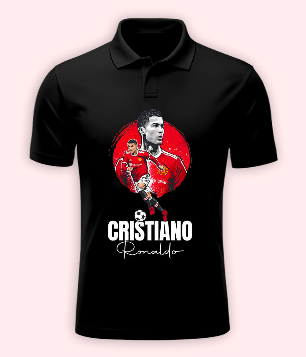 Cristiano Ronaldo Manchester United Polo T-Shirt