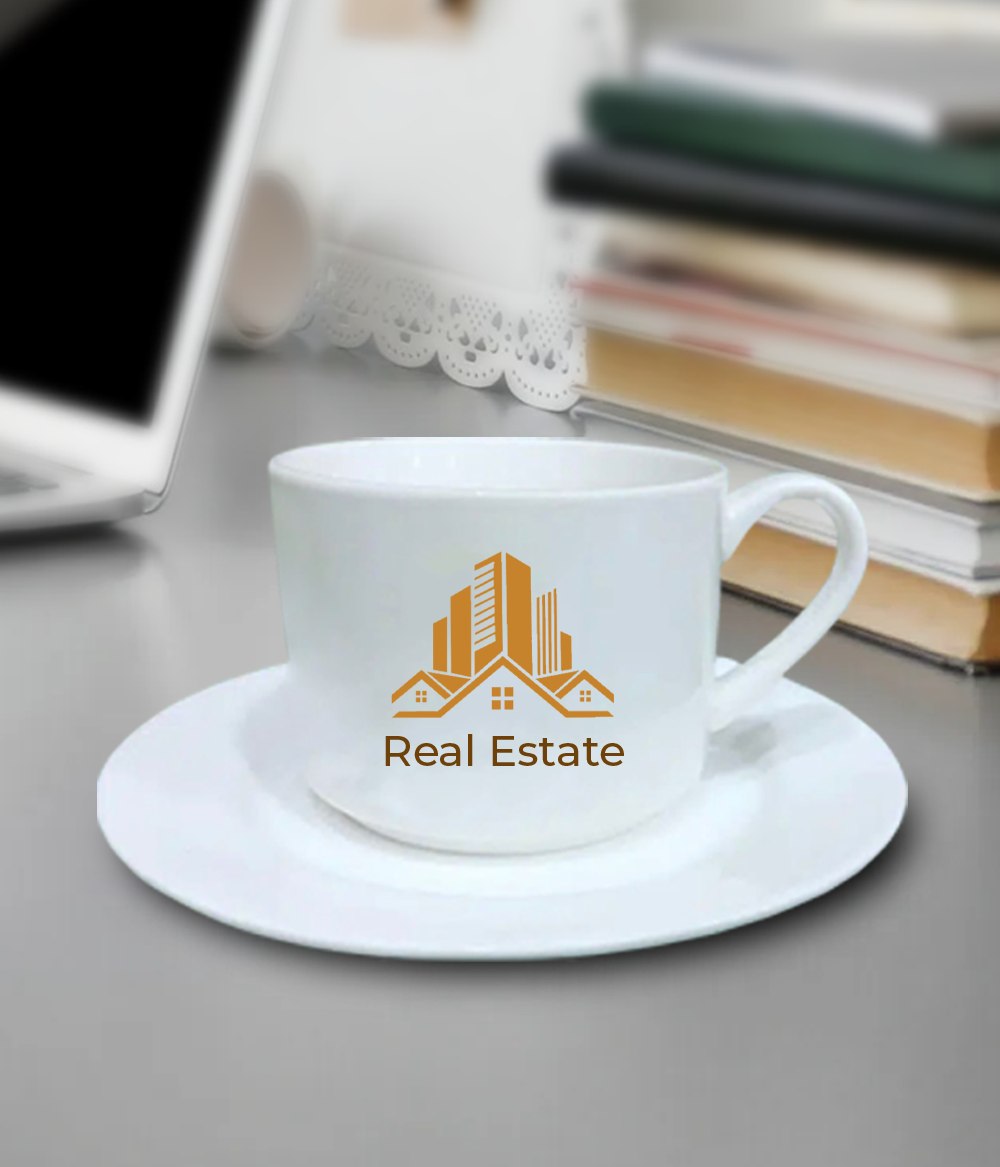 Custom Printed Tea Cups and Saucers