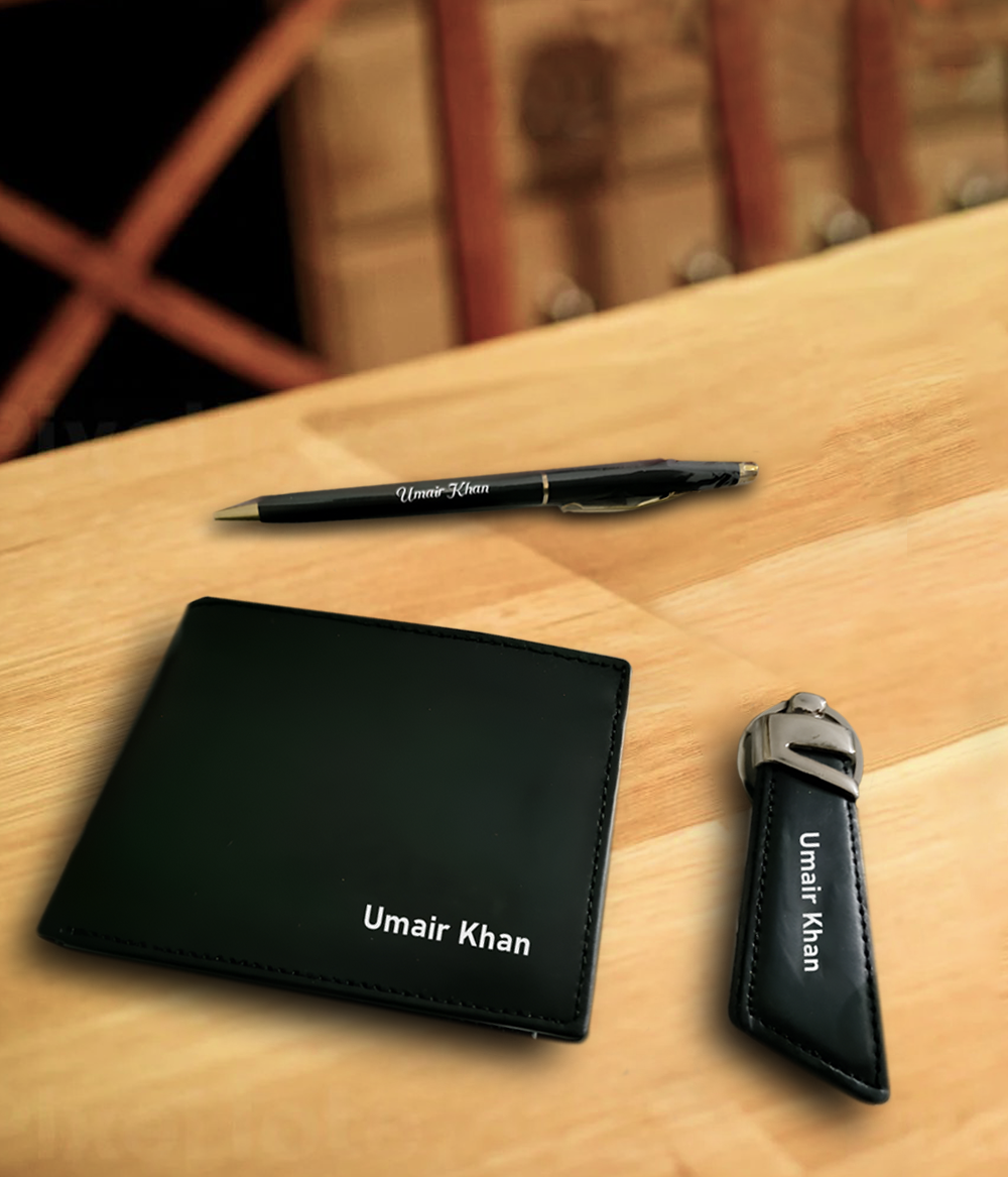 Custom Wallet Keychain Pen Set