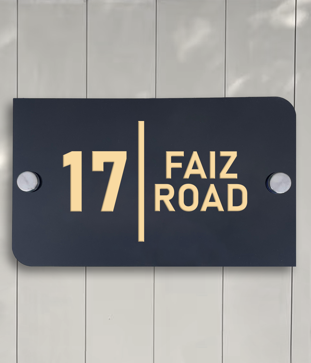 Customized Home Name Sign