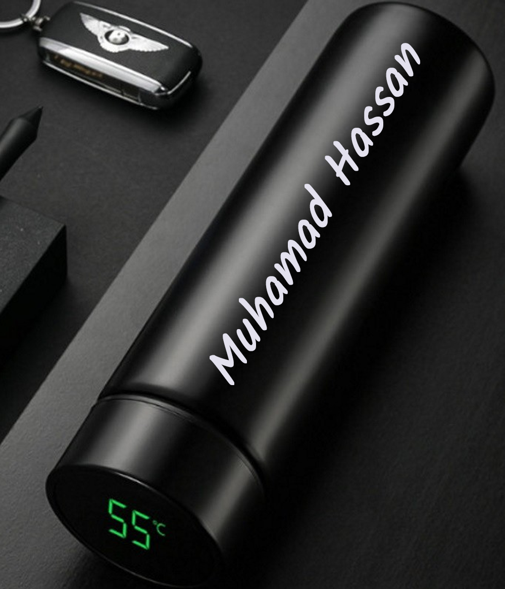 Customized Name or Logo Printed Temperature Water Bottles