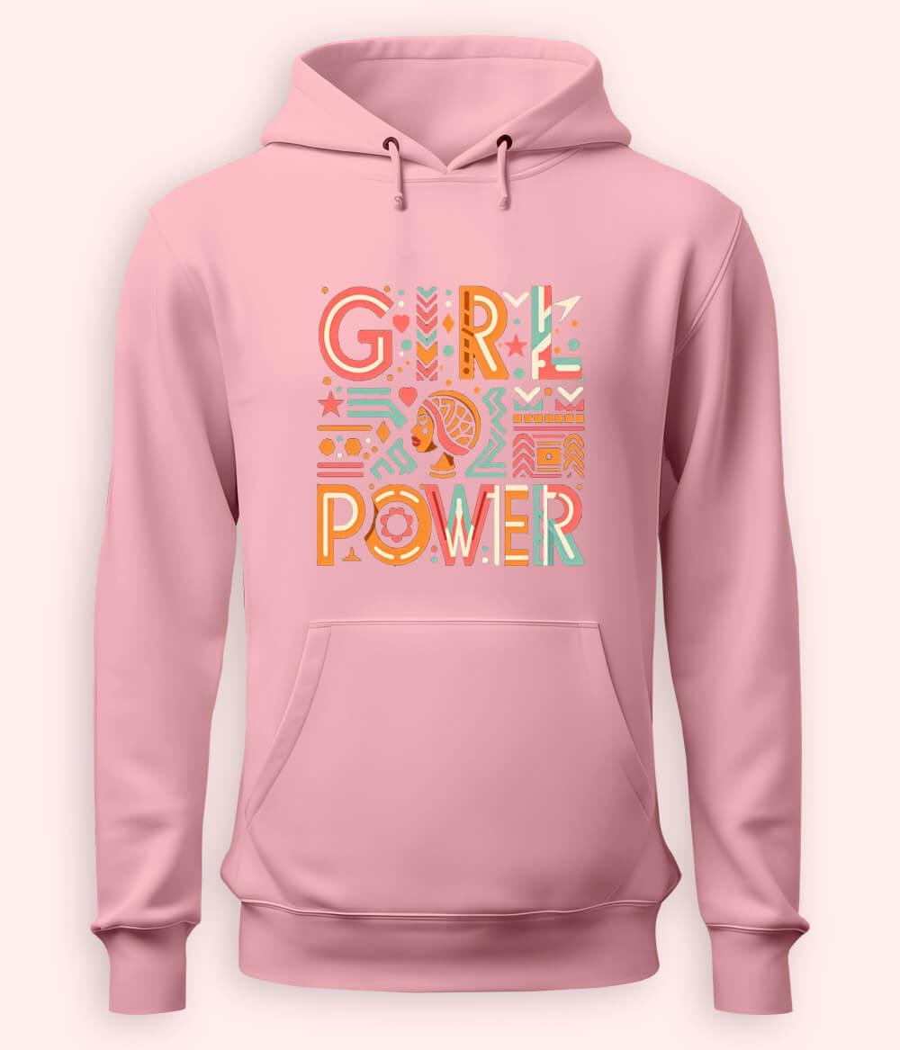 Light Pink Empower Women Hoodie