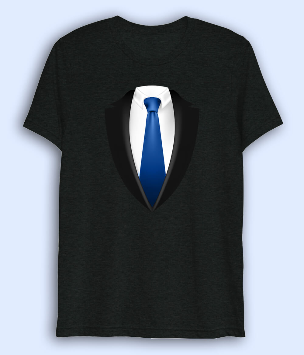 Formal Suit Graphic Drifit T-Shirt
