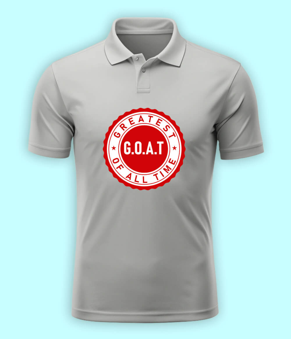 Greatest of All Time GOAT Polo T-Shirt