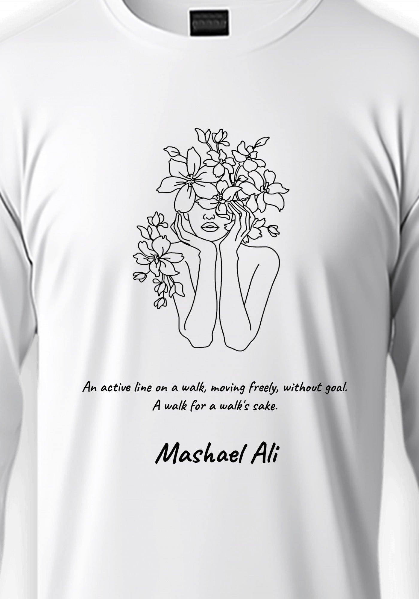 Flower Winter long-sleeve T-shirt