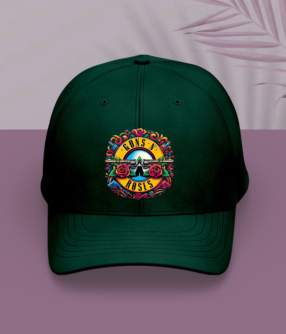 Green Guns N Roses Cap