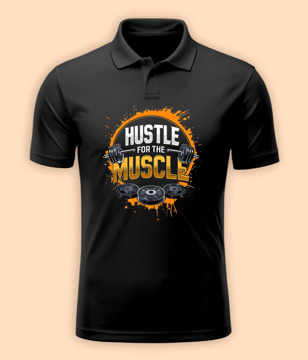 Gym Hussle Polo T-Shirt