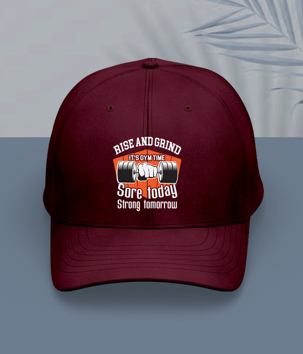Maroon Gym Cap