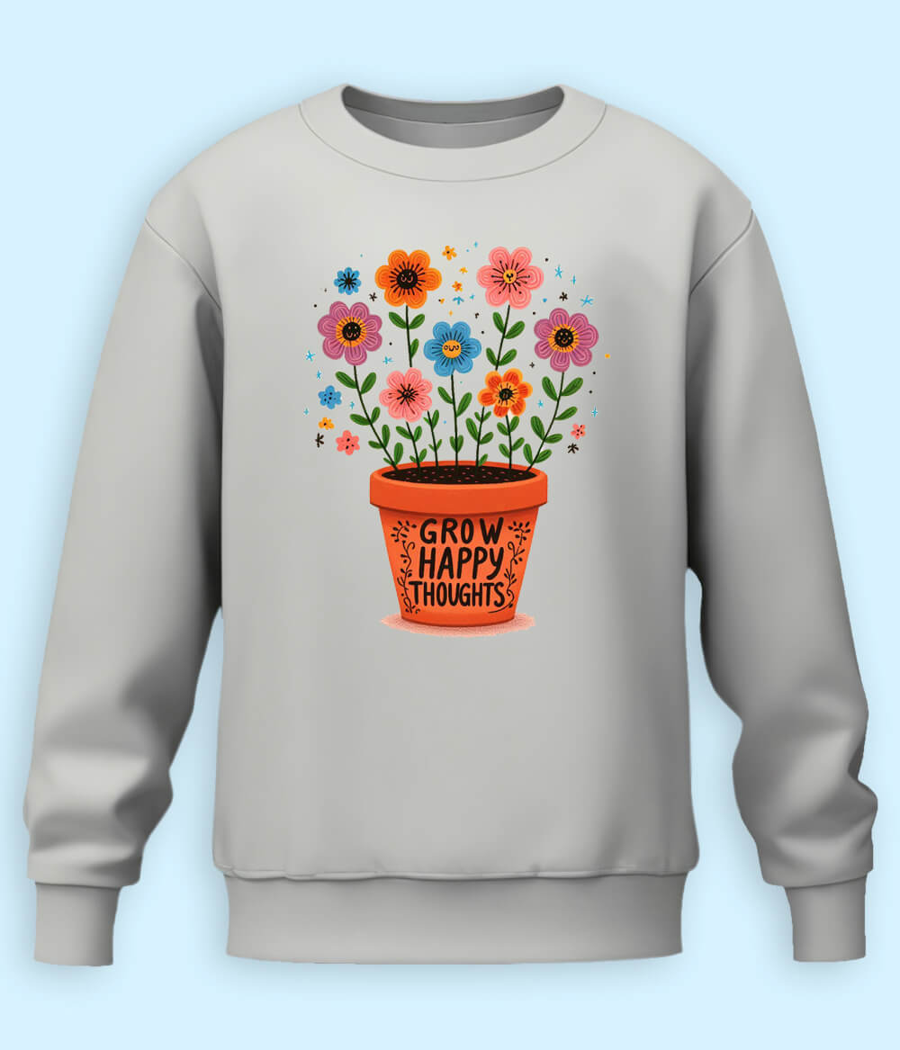 Women's Grow Positive Thoughts Sweatshirt