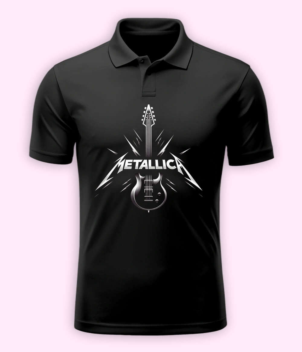 Heavy Metal Lovers Metallica Polo T-Shirt