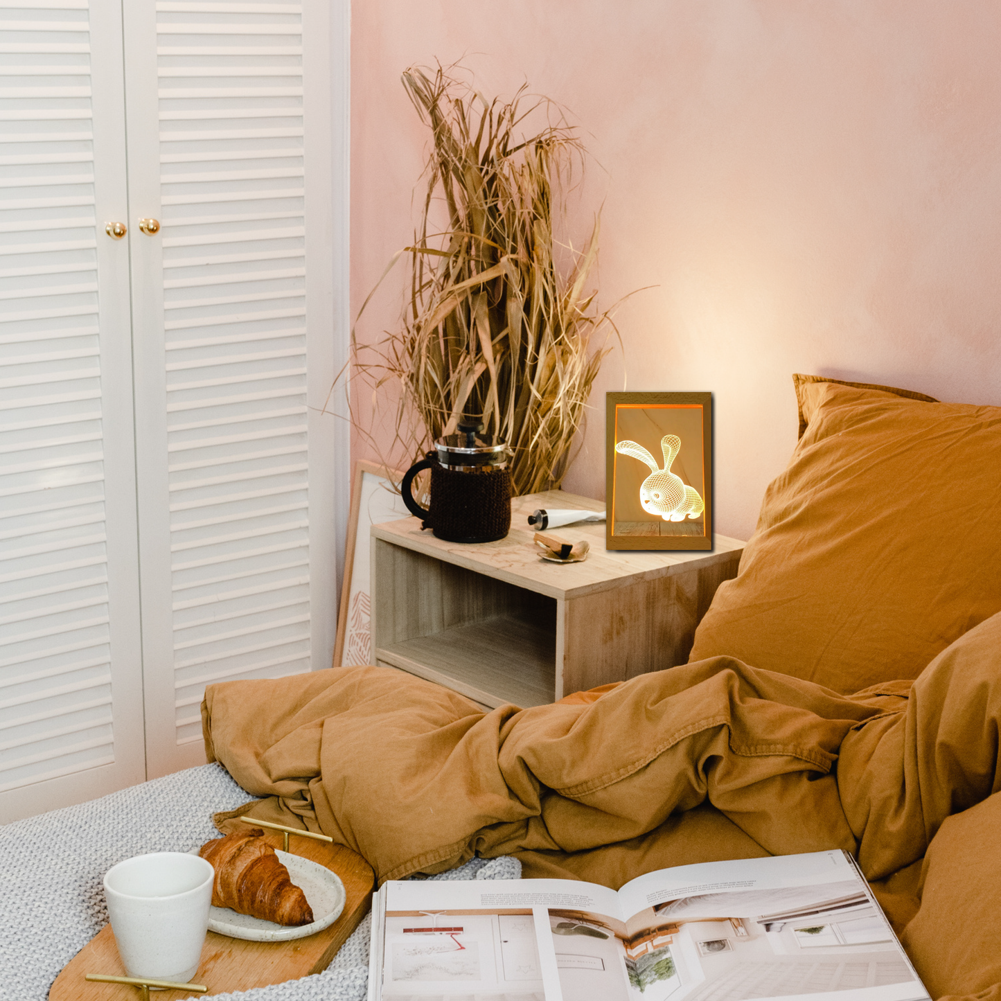 Rabbit Lamp | 3D Illusion Night Lamp