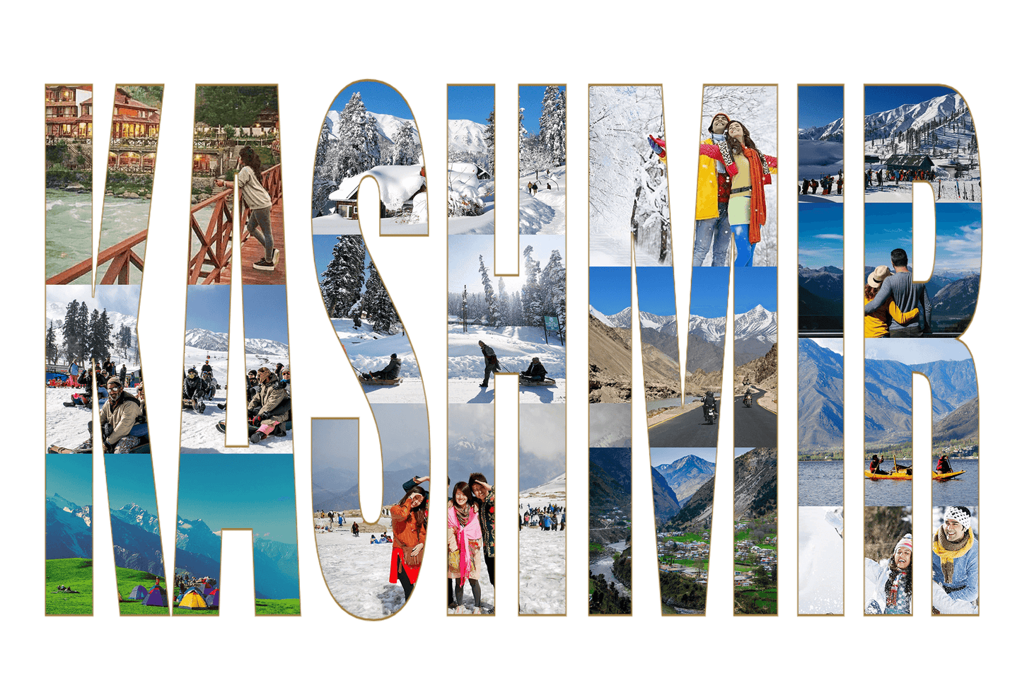 Kashmir Photo Collage Frame