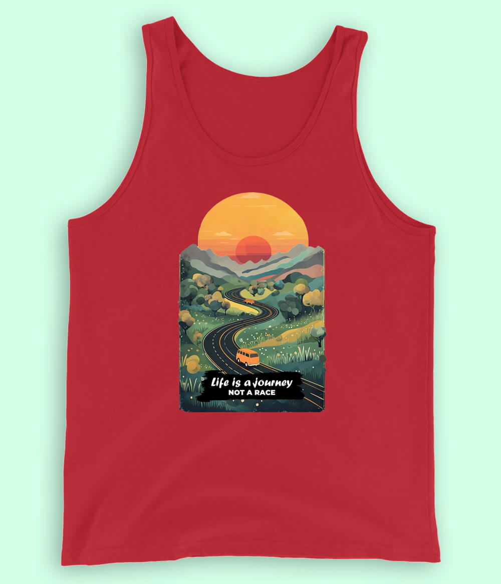 Life is a Journey Graphic Tanktop (Unisex)