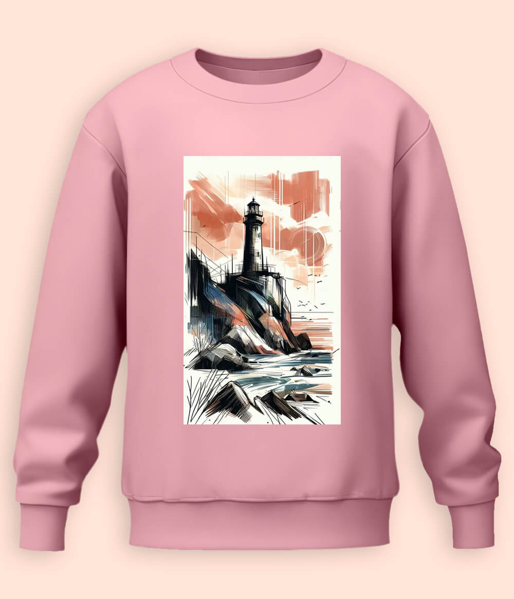 Gift for Ocean Lovers Lighthouse Sweatshirt