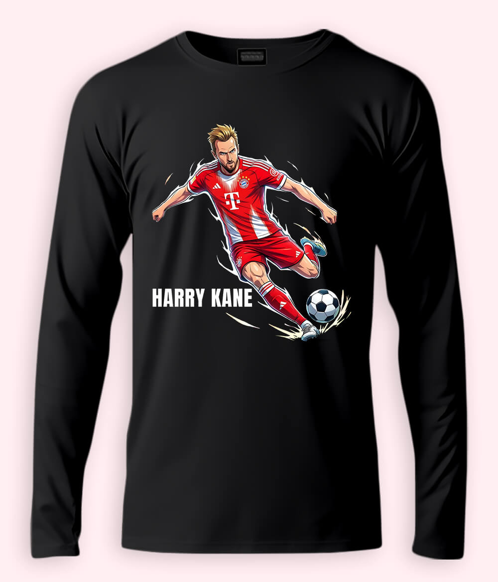Long Sleeve Harry Kane Bundesliga Fan T-Shirt