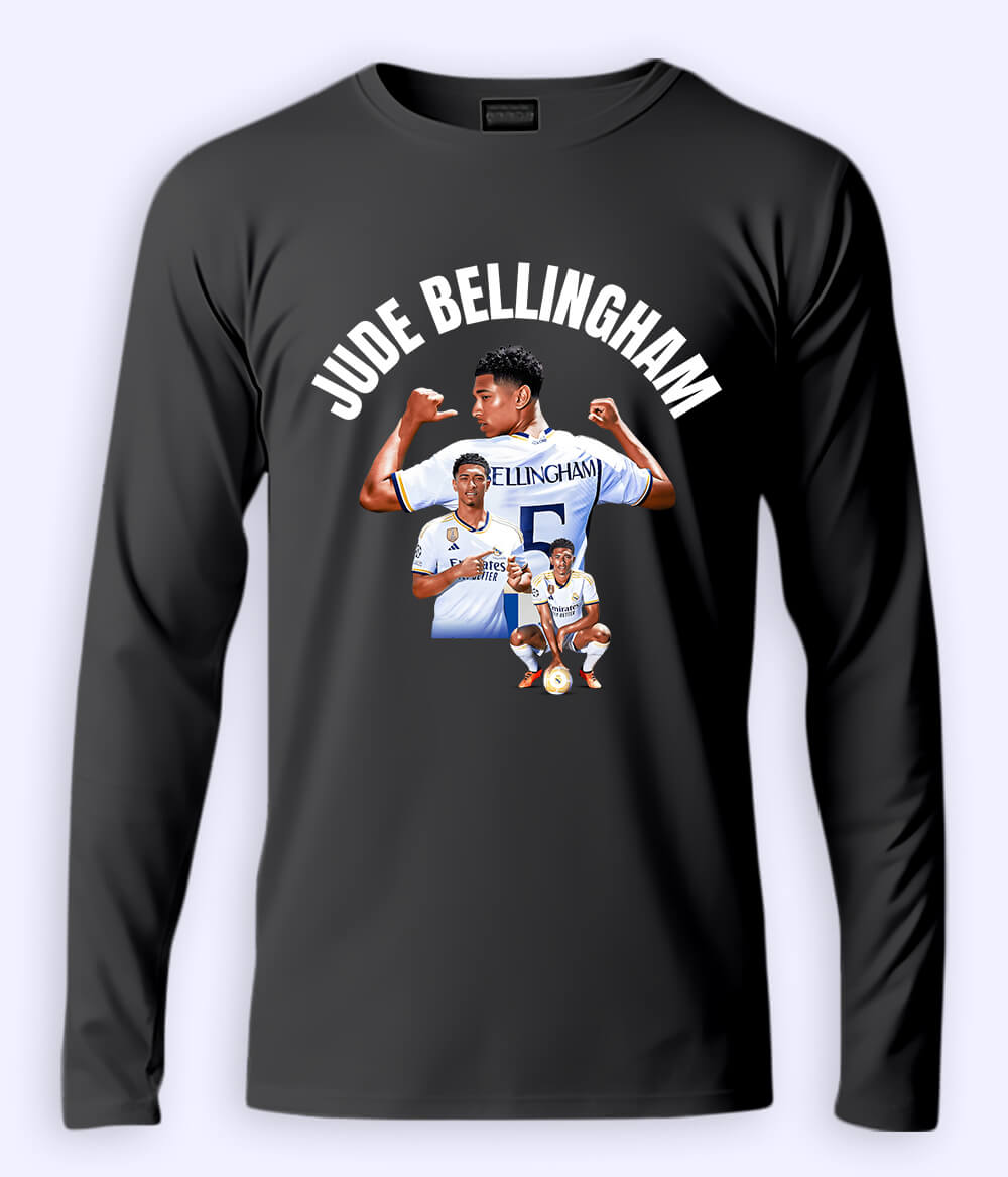 Long Sleeve Jude Bellingham La Liga Graphic T-Shirt
