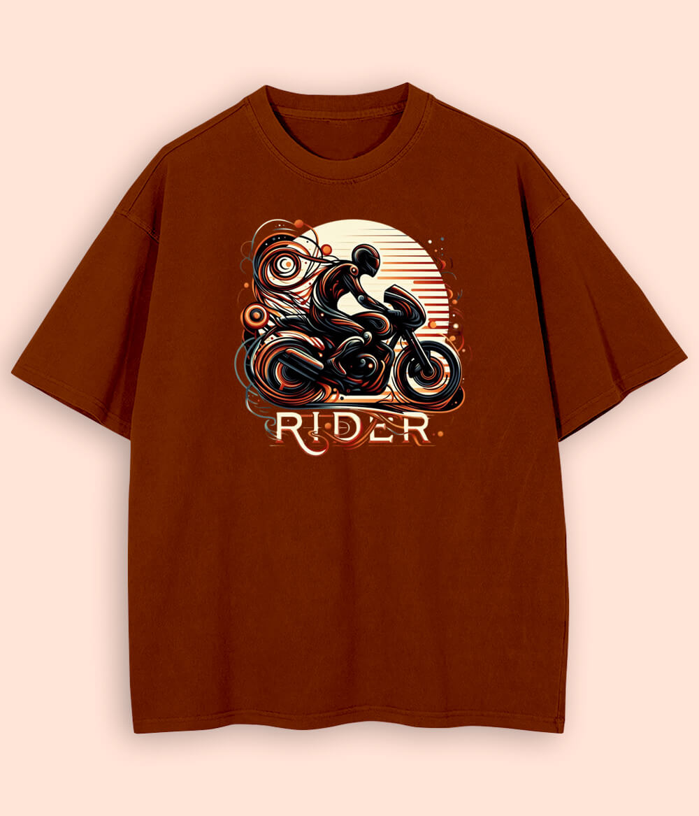 Motorcycle Oversized T-Shirts (Unisex)