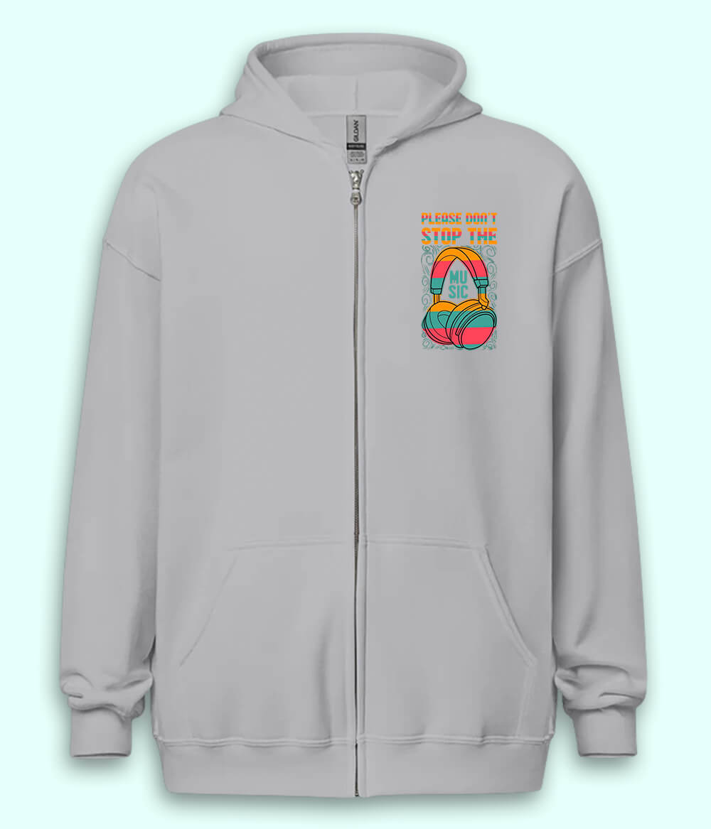 Music Lovers Zipper Hoodie (Unisex)