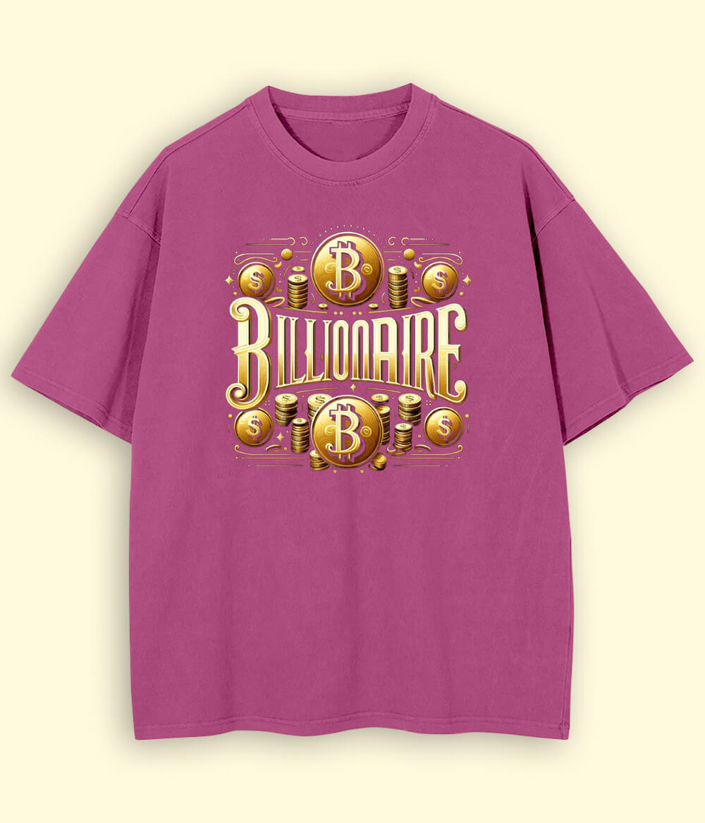 Oversized Billionaire Drop Shoulder T-Shirt (Unisex)