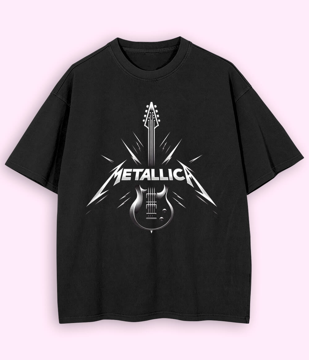 Oversized Metallica Lovers T-Shirt (Unisex)