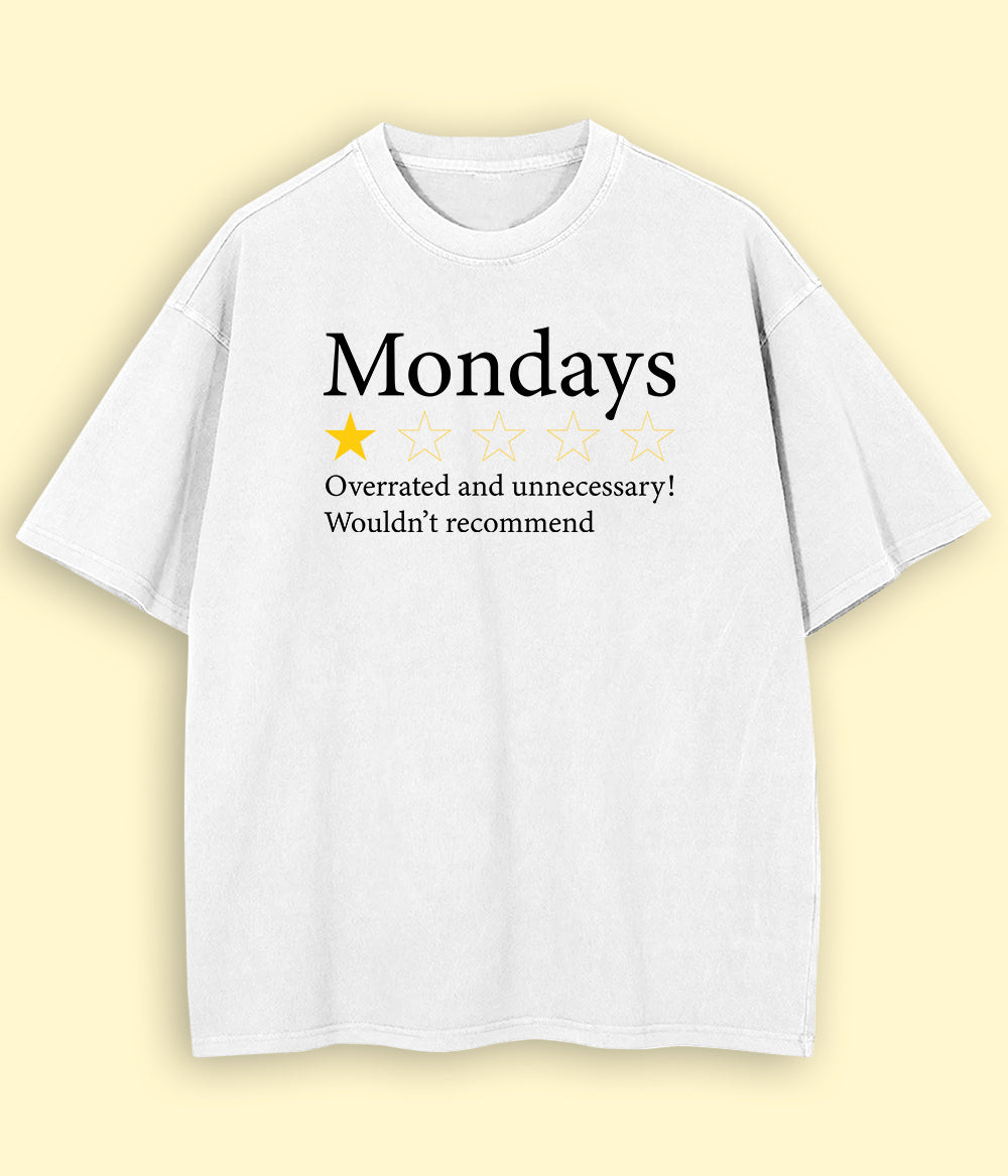 Oversized Monday T-Shirt (Unisex)