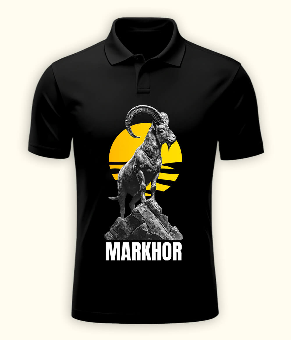 Pakistan Markhor Graphic Polo T-Shirt