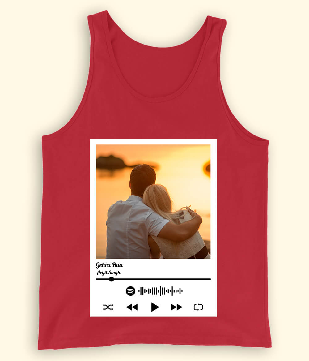 Personalized Spotify Music Tank Top (Unisex)