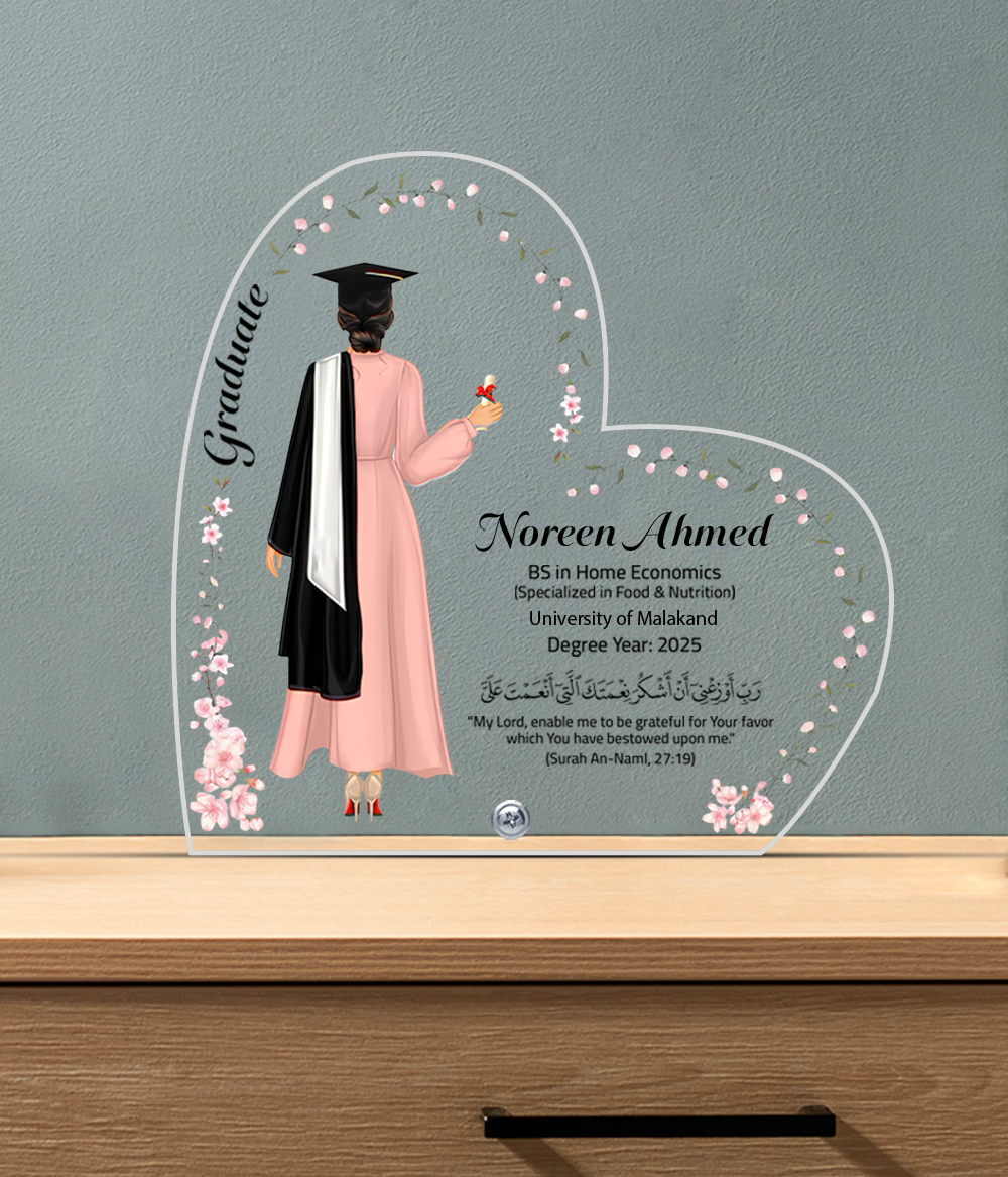Personalized Graduation Plaque (Customizable)