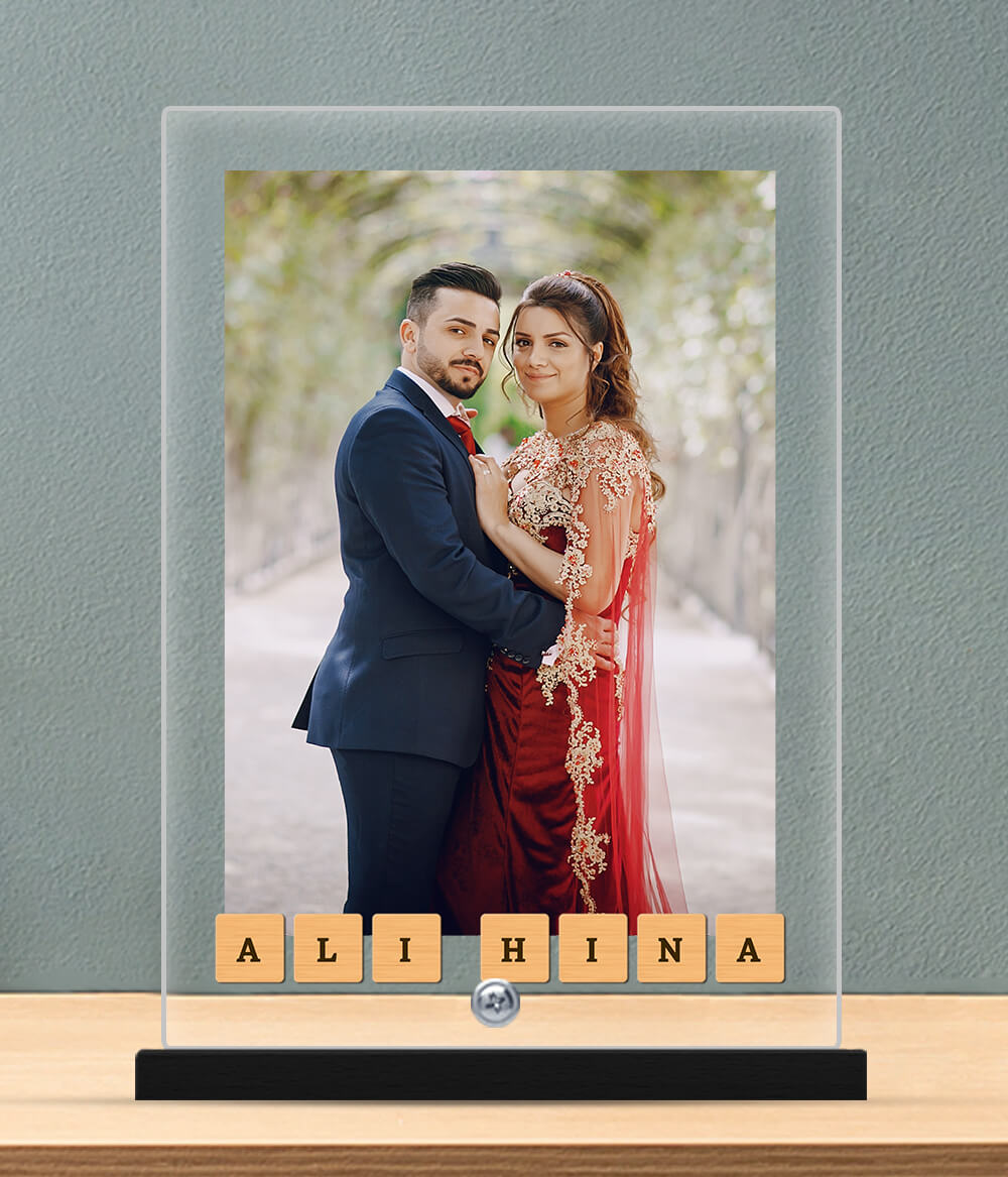 Picture Scrabble Plaque (Customizable)