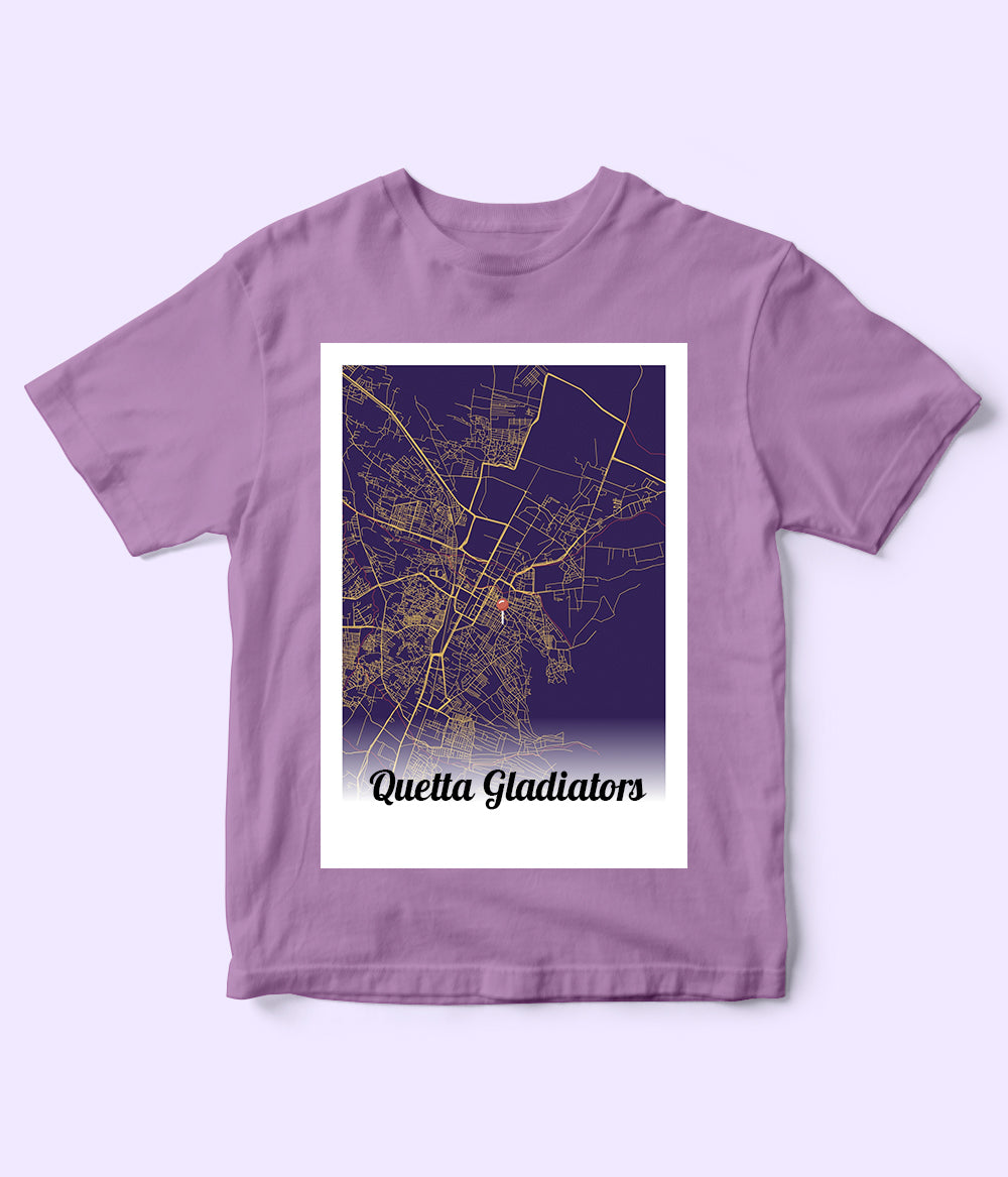 Quetta Gladiators Kids Cricket T-shirt Unisex (Customizable)