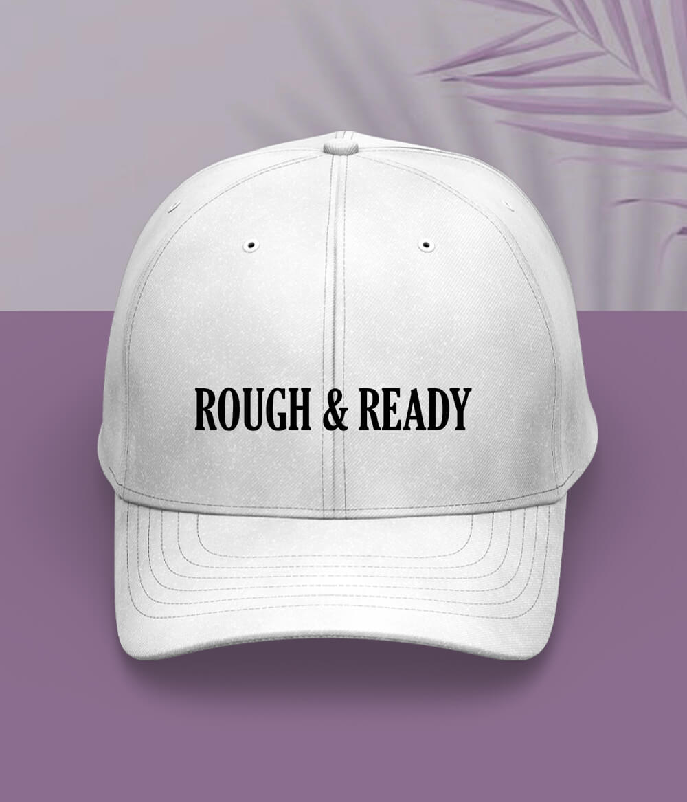 White Rough and Ready Cap