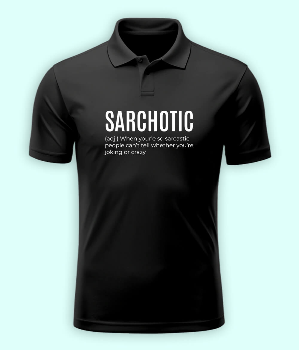 Sarcasm Meme Polo T-Shirt