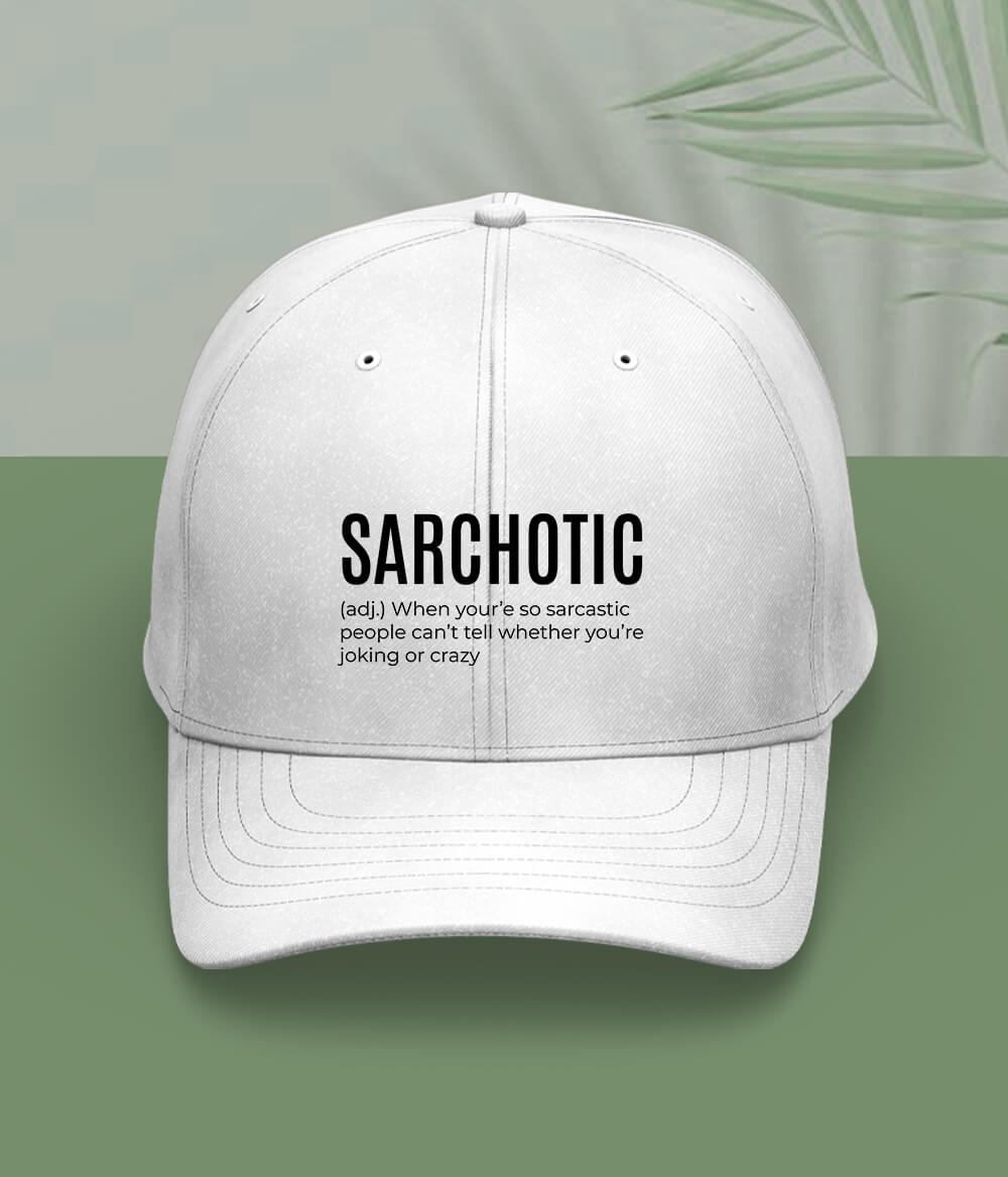 White Sarcastic Meme Cap