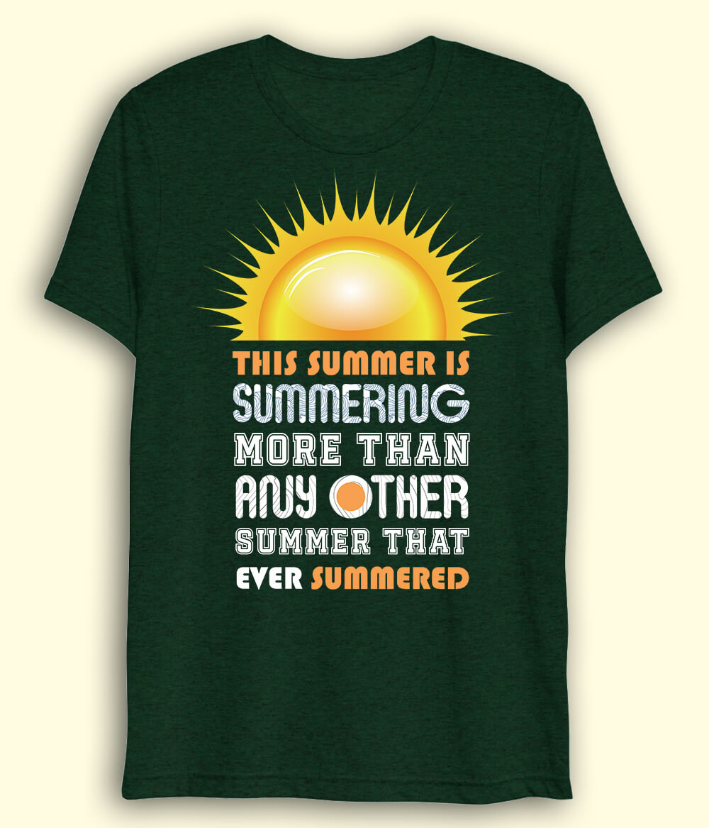 Green Summer Drifit T-Shirt (Unisex)