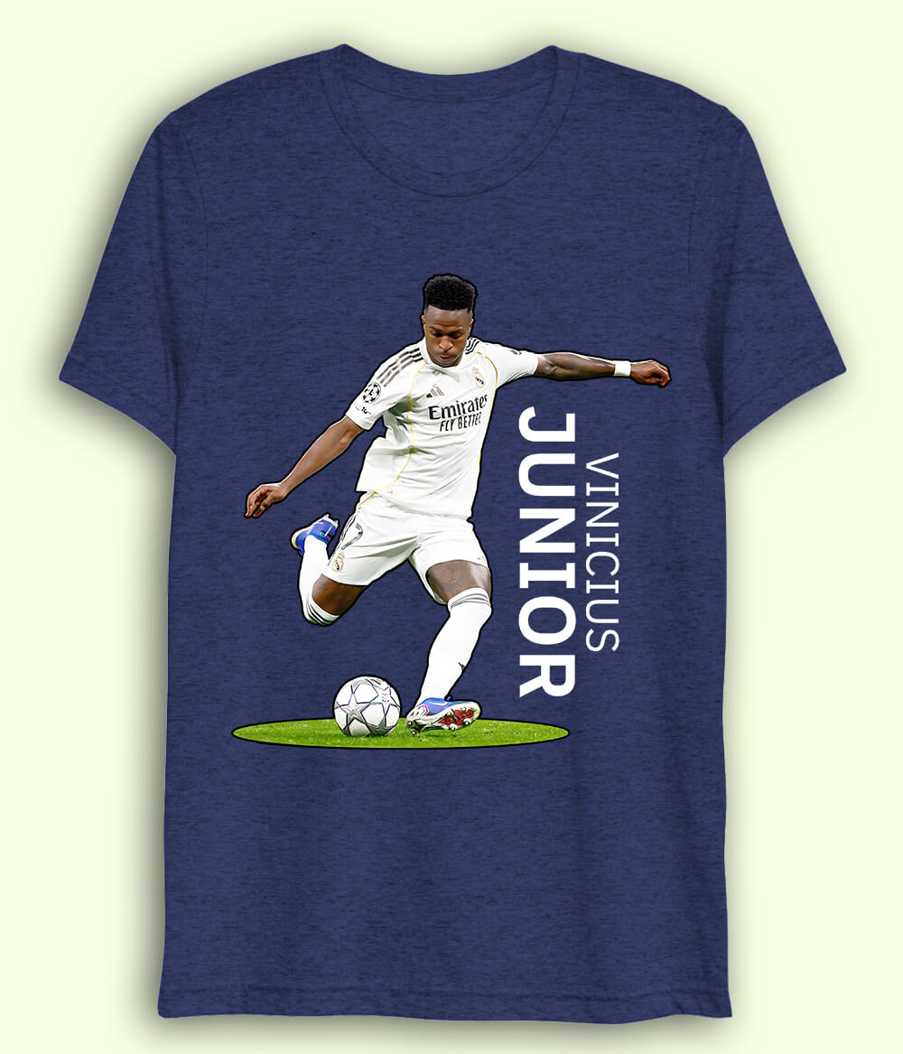 Vinícius Júnior Brazil Dri Fit Football T-Shirt