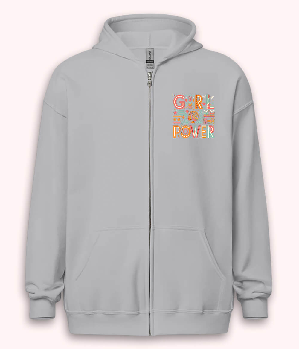 Women Power Zipper Hoodie