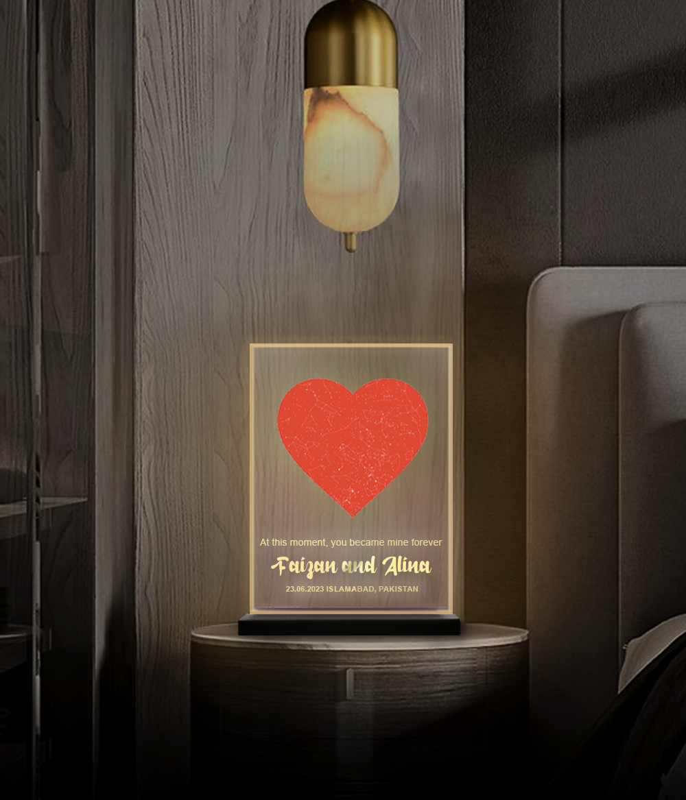 Love 3D Led Lamp Customizable