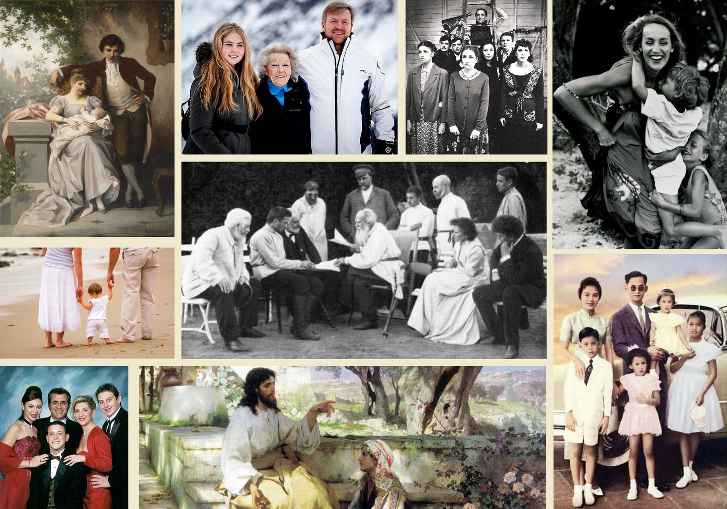 Vintage Family Collage Frame