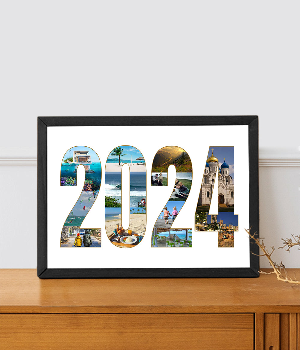 2024 Photo Collage Frame